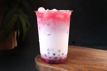 Бабл Ти Каркаде с шариками тапиоки