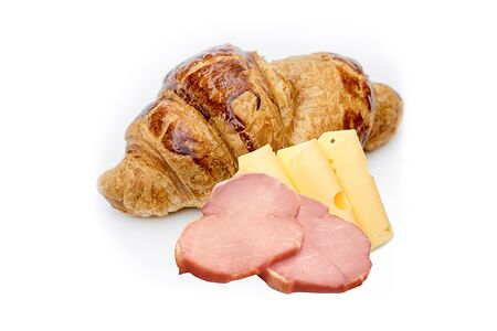 Круассан с сыром и ветчиной