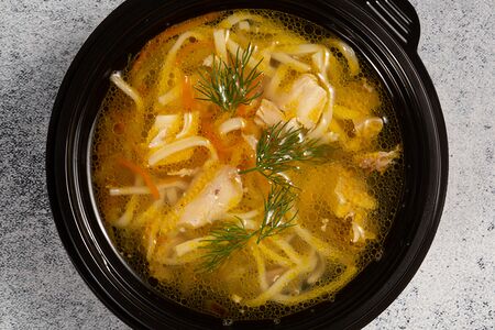 Суп-лапша куриная