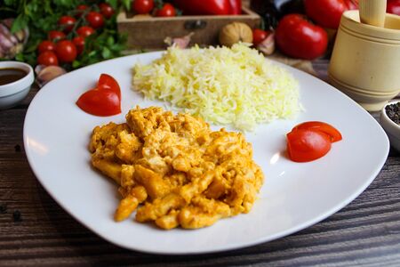 Куриное филе по-строгановски