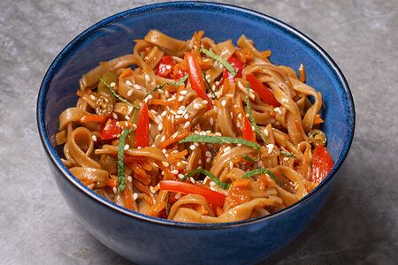 Соба с овощами