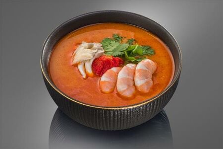 Том-ям с креветками