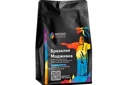 Кофе Бразилия Моджиана, обжарка под эспрессо