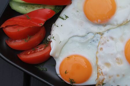 Яичница глазунья