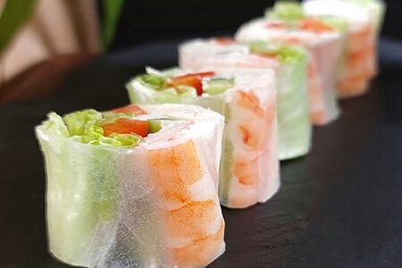 Фреш-ролл с тигровыми креветками