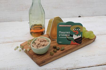 Паштет утиный с зеленым перцем Эко-фермер