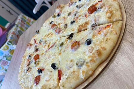 Пицца с морепродуктами