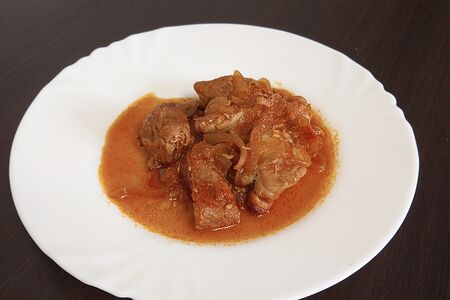 Поджарка из свинины