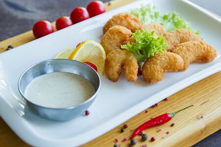 Креветки в панировке