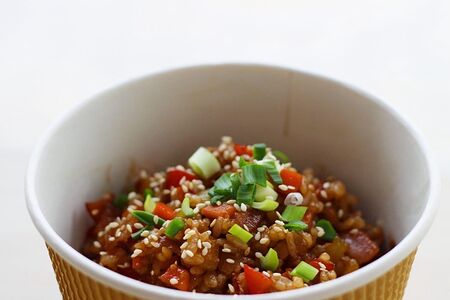 Тяхан с курицей