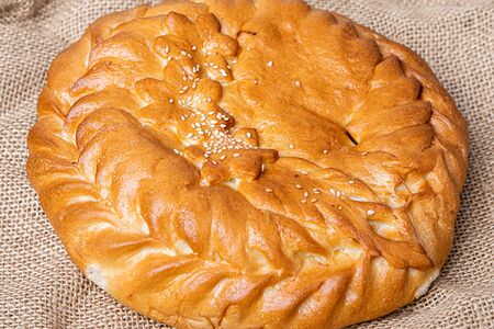 Пирог с курицей и картофелем