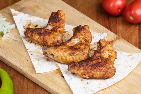 Шашлык из куриных крыльев