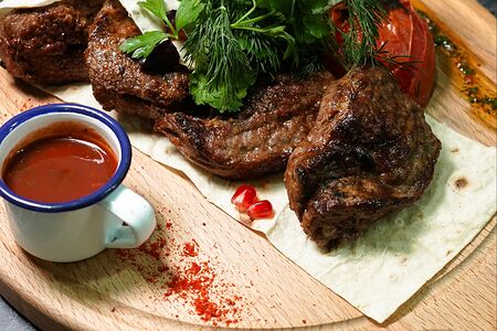 Шашлык из говяжьей вырезки