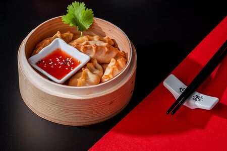 Гёдза лосось терияки-овощи