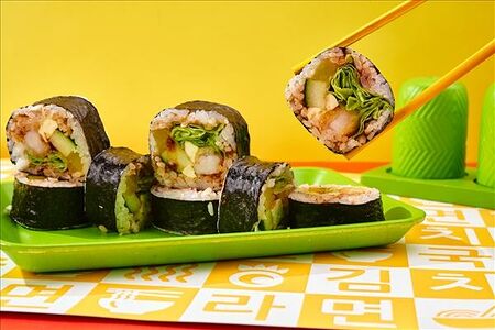 Кимпаб с креветкой