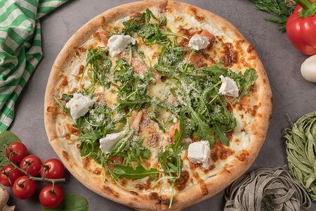 Пицца Сливочный лосось