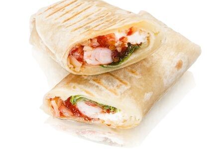 Донер с креветками