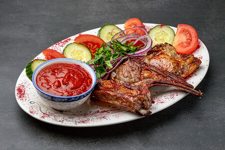 Шашлык из баранины на кости