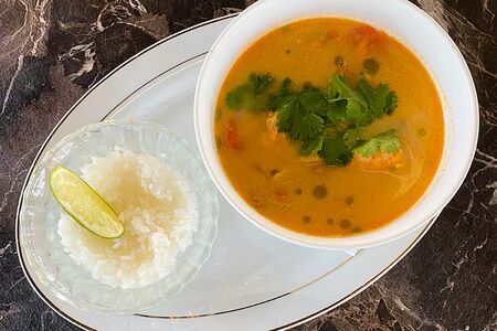 Том Ям с креветками