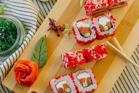 Калифорния с лососем