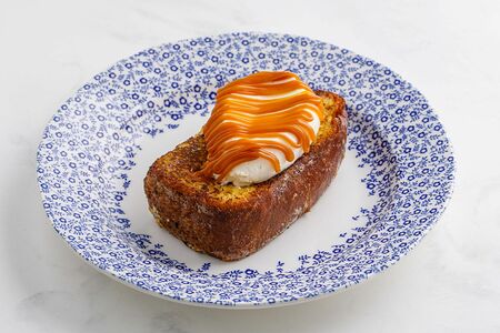 Французский тост с сырным кремом