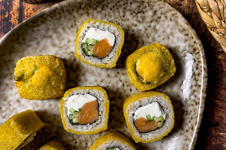 Темпура с лососем