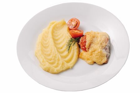 Горбуша с картофельным пюре