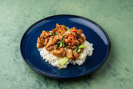 Цыпленок в апельсиновом соусе