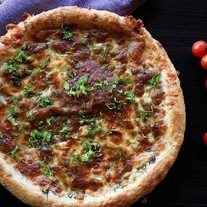 Хачапури с сыром и зеленью