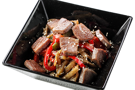 Пшеничная лапша с тунцом