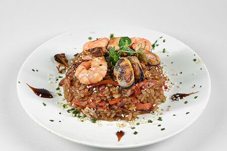 Тяхан с морепродуктами