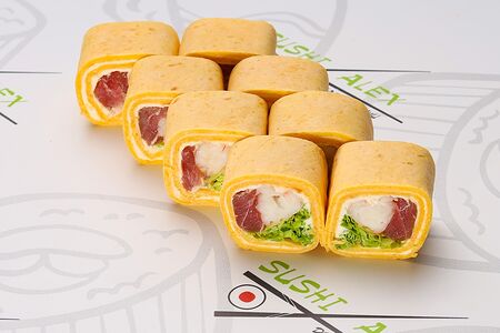 Тортилья с креветкой и тунцом