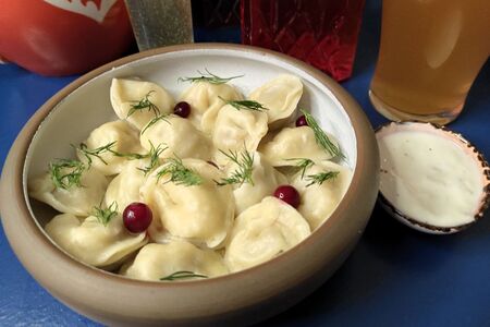 Пельмени с лосем