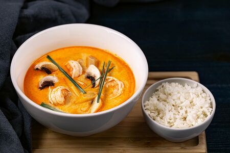 Суп Том-ям с креветками