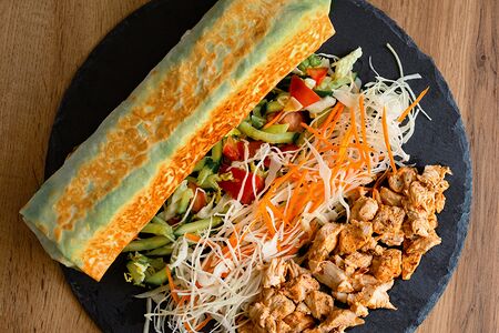 Шаурма в чесночном лаваше