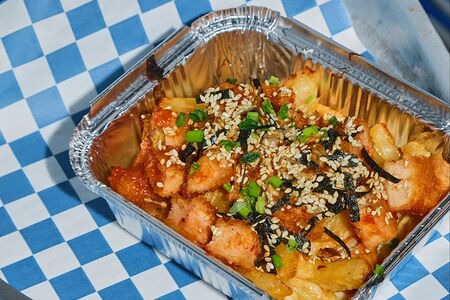 Запеченная картошка Азиатская курица