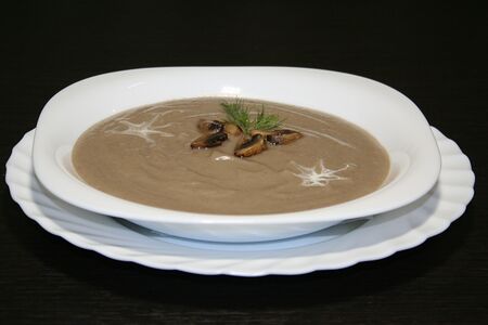 Суп-пюре грибной