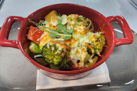 Запеченные овощи с сыром