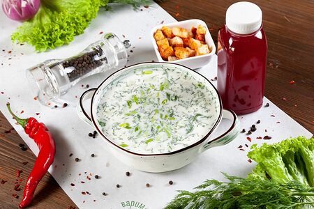 Окрошка на кефире