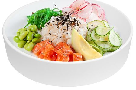 Поке с лососем