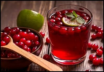 Морс клюквенный