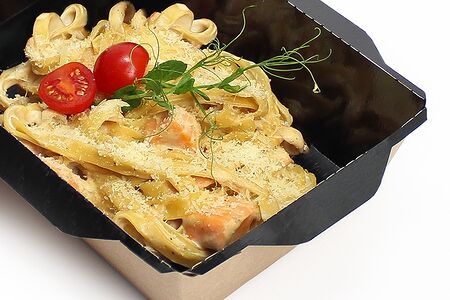 Паста с лососем