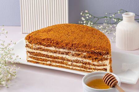 Медовик классический половинка