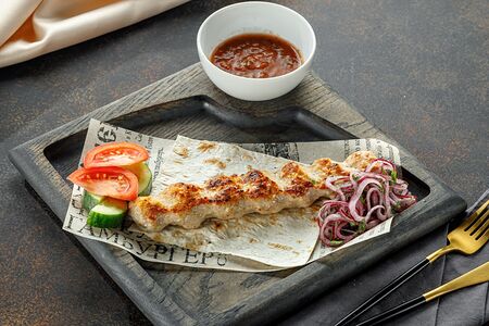 Люля-кебаб из курицы халяль