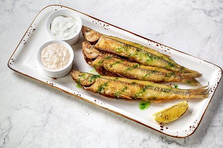 Корюшка жареная