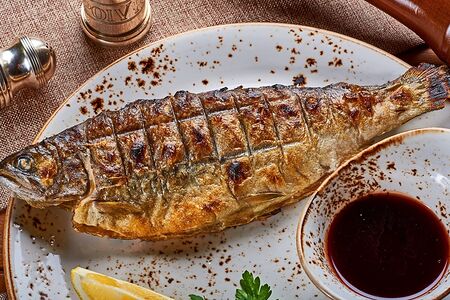 Форель на мангале