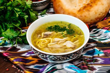 Суп-лапша с курицей