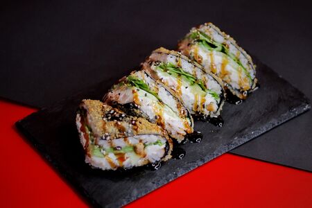 Сэндвич-ролл с беконом