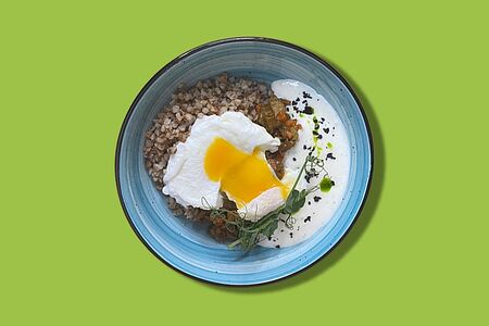 Каша гречневая с рагу из индейки