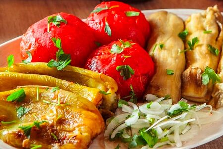 Овощи на мангале